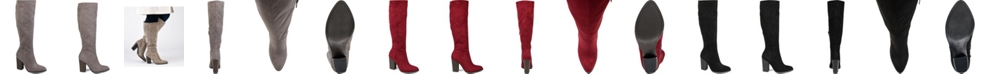 Journee Collection Women's Kyllie Extra Wide Calf Boots